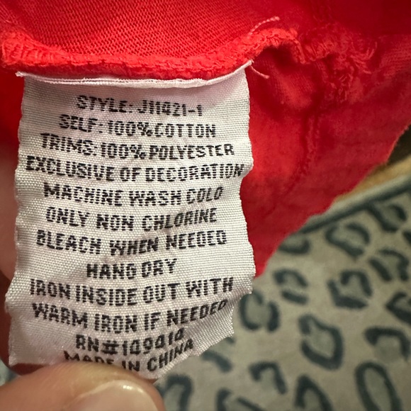 Johnny Was long puff sleeve cotton tee - Picture 3 of 4